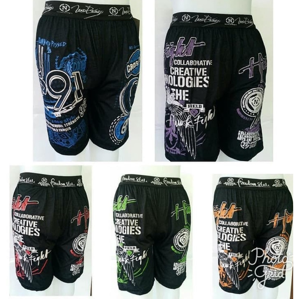 boxer dewasa pendek  unixes premium surfing distro kolor pantai santai READI STOK