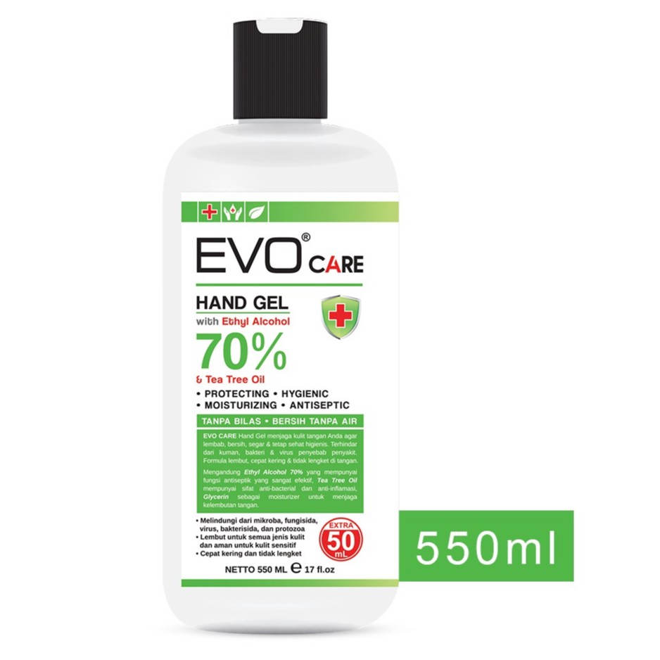 Hand Sanitizer EVO CARE Hand Gel 550 ML