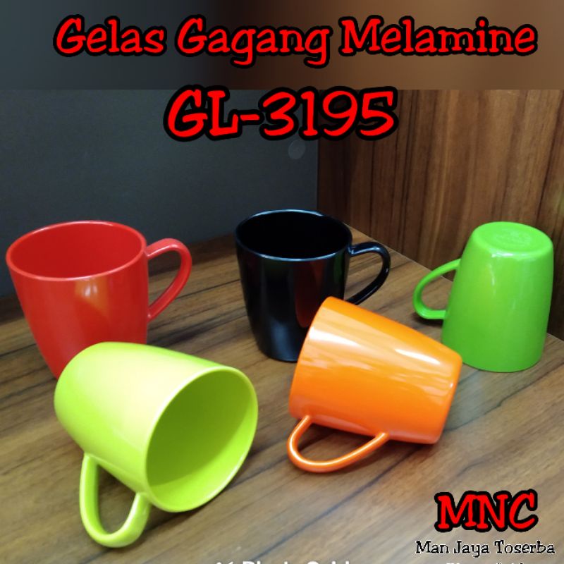 Gelas Melamin - Gelas kopi Gagang Melamin - Gelas Teh GL-3195