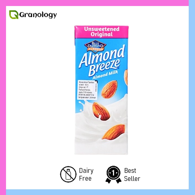 Blue Diamond Almond Breeze Milk / Susu Almond 180 ml - Unsweetened OrI