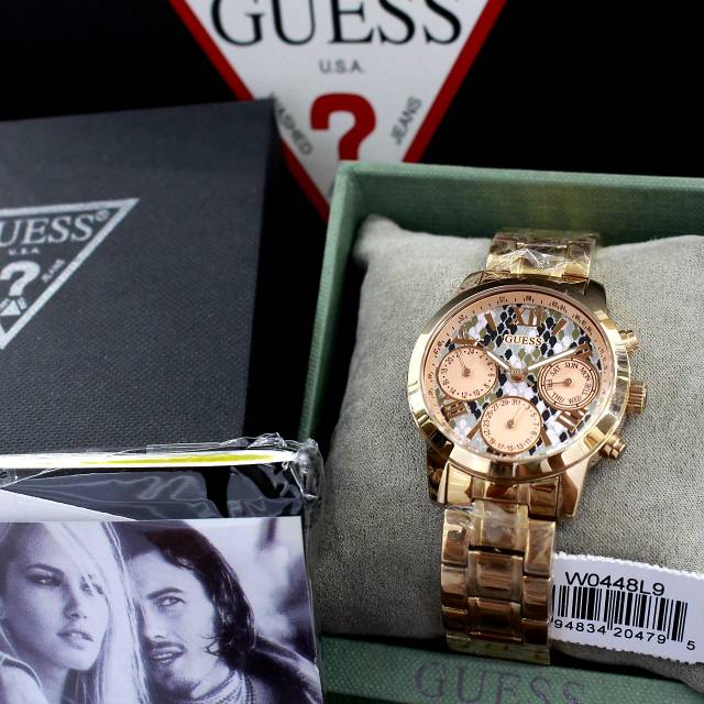 Jam guess cewek W0448L9 original