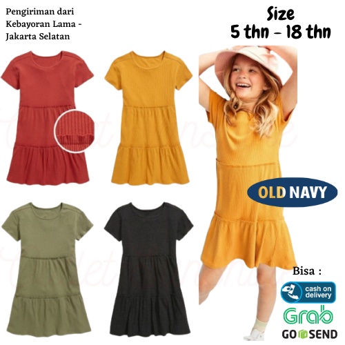 Baju Dress Atasan Anak Perempuan Old Navy Original Branded 1 - Kaos Harian Anak Cewek Kids Murah