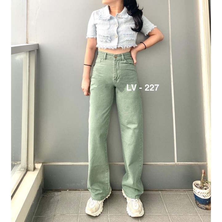 MATCHA LOOSE JEANS 227