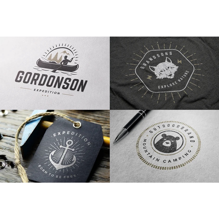 50 Outdoor Logos And Badges