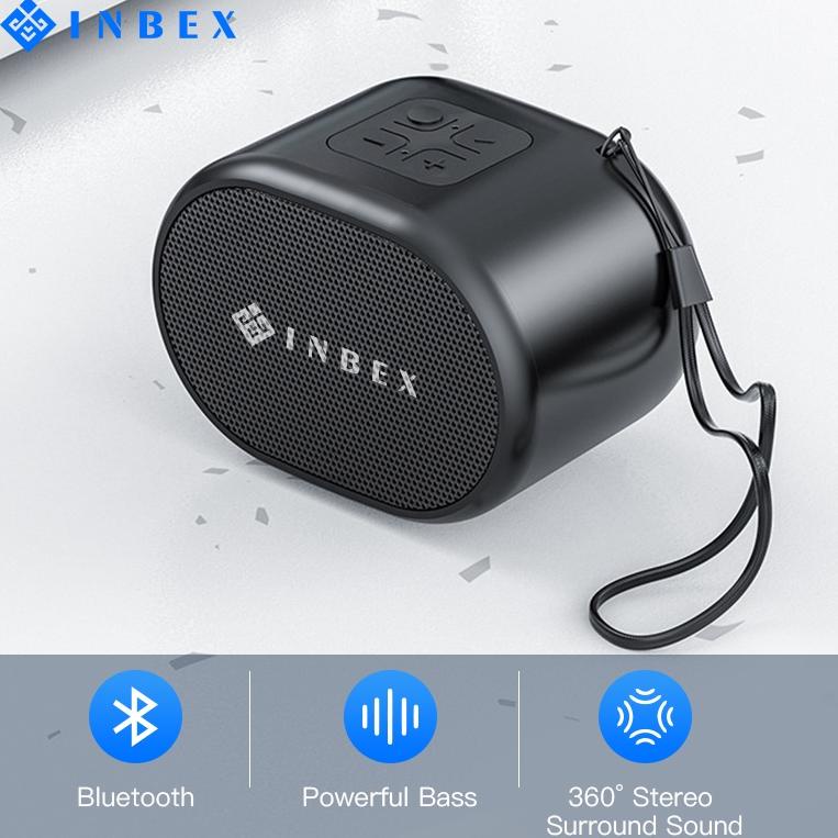 INBEX Mini Bluetooth Speaker/Portable Wireless Speaker with HD Sound/18-Hour Playtime [PMN. 56906]
