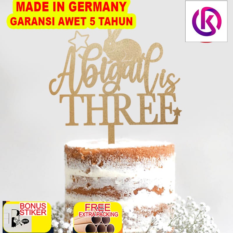 

Promo Custom Cake Topper Kelinci Lucu Topper Kue Akrilik Tulisan Akrilik - 10cm