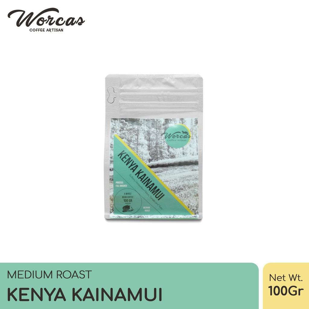 

WORCAS Kopi Arabika Kenya Kainamui 100 Gram - Medium Roast