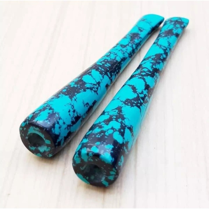 Batu Akik Pipa Rokok Pirus Tibet Crystal Termurah