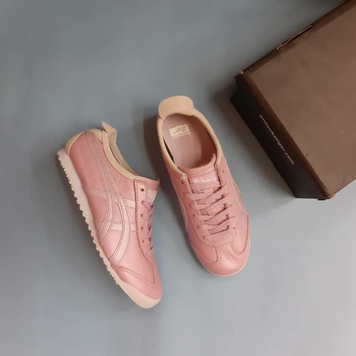 Sepatu Asics Onitsuka Tiger Slip On Rose Pink Women Premium Original