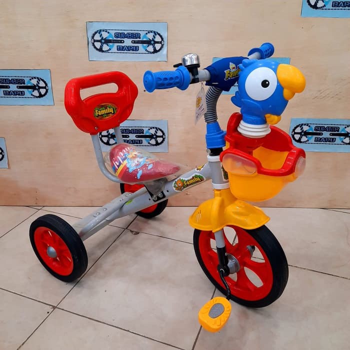 Dijual SEPEDA ANAK RODA TIGA FAMILY BEO MUSIK UNTUK ANAK 2-5TAHUN Limited
