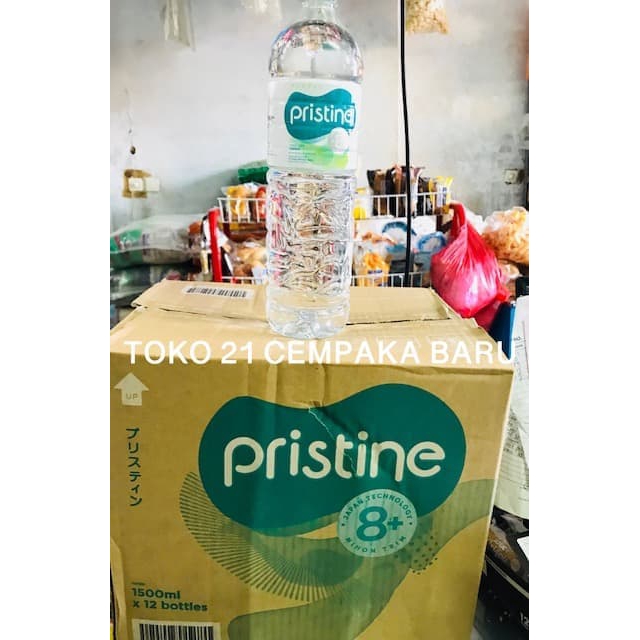 

Pristine 8+ Air Minerale 1500ml 1 KARTON isi 12 BOTOL | Detox 1500 ml