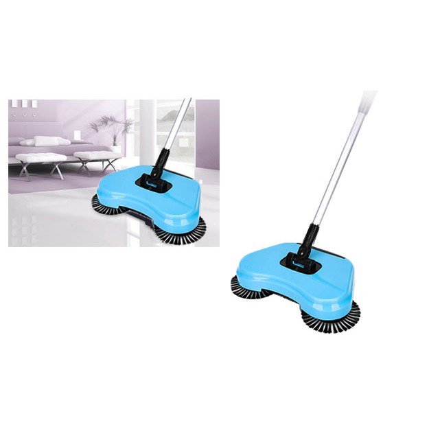 Sweep Drag All In One Spin Broom Alat Pembersih Debu tanpa listrik Sapu Lantai Murah OTOMATIS