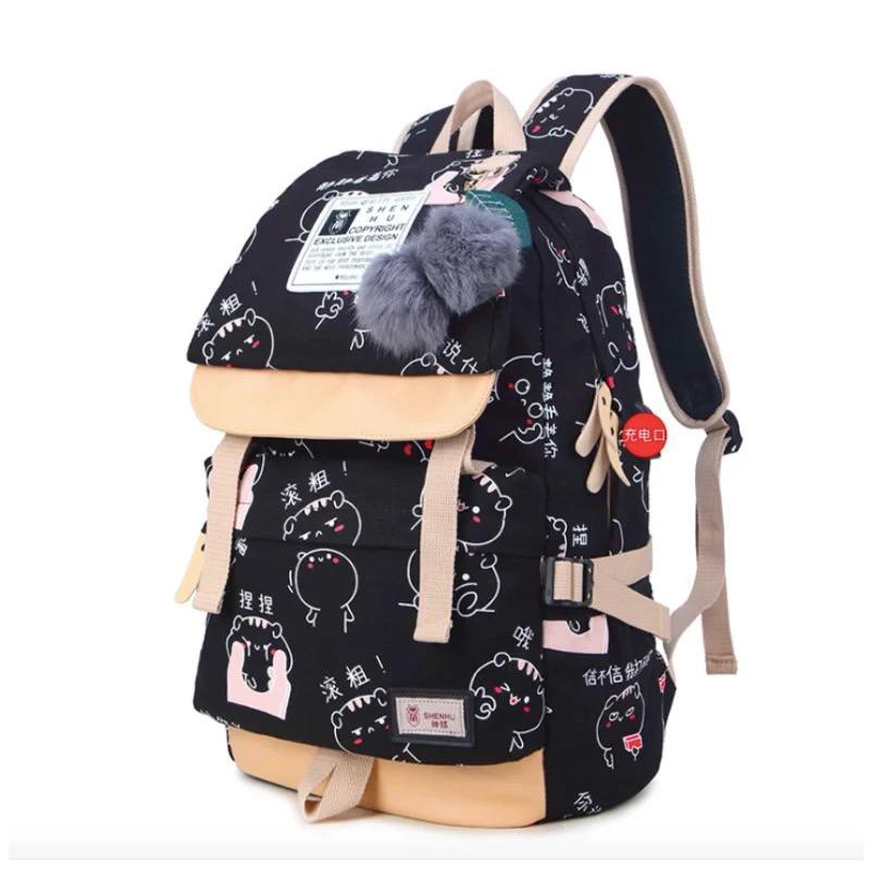 tiyig_store - Tas Sekolah Untuk Anak Perempuan Anak Laki-laki Sd Tk Smp_Tas Murah Kucing Jepang-8