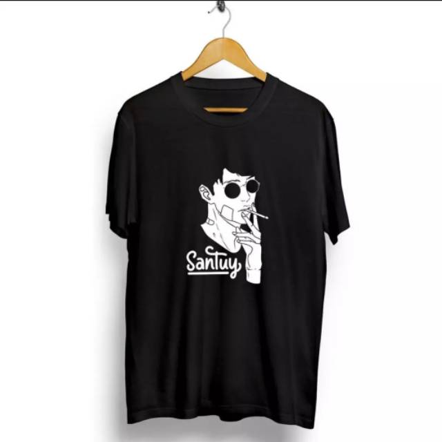Grosir Kaos Distro Santuy Rokok Mas bro / kaos pria / kaos Distro / kaos cowo / tshirt