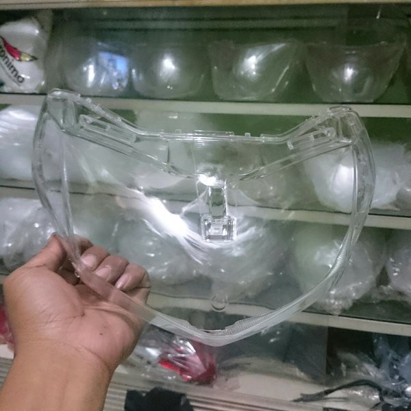 mika lampu depan reflektor xeon lama karbu