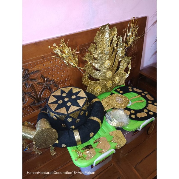 SOLDOUT bulang dan topi pengantin tapsel PLlikenew