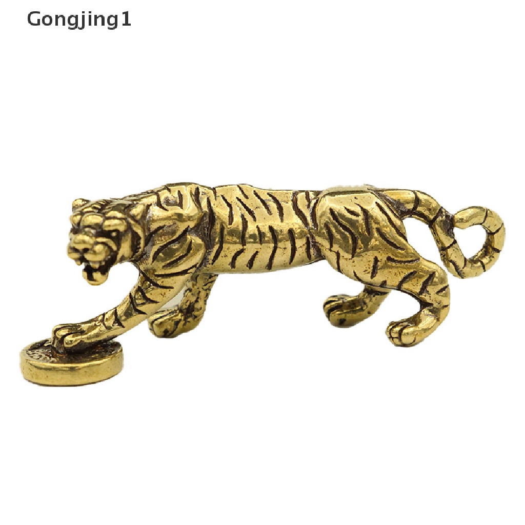 Gongjing1 2022 Kalung Rantai Dengan Liontin Bentuk Harimau Zodiak Cina