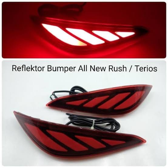 LED Reflektor Bumper Belakang Mobil for Toyota Rush