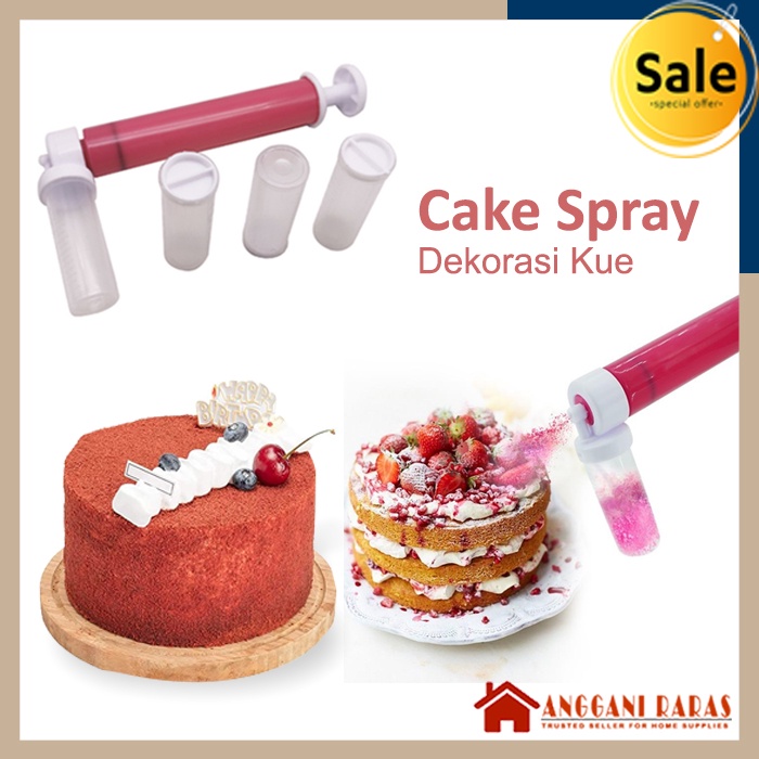 Alat Kue Dekorasi Kue Ulang Tahun Cake Spray Semprotan Penghias Cake