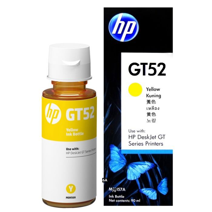 Tinta HP GT52 GT 52 GT53 GT 53 1 Set Cyan Magenta Yellow Black Pigmen