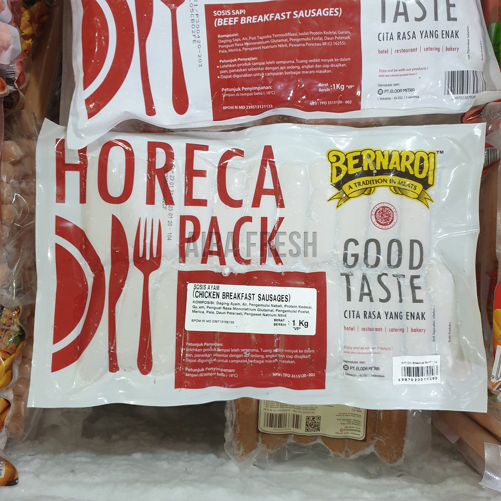 

Bernardi Horeca Chicken Sausage Breakfast VP 1kg