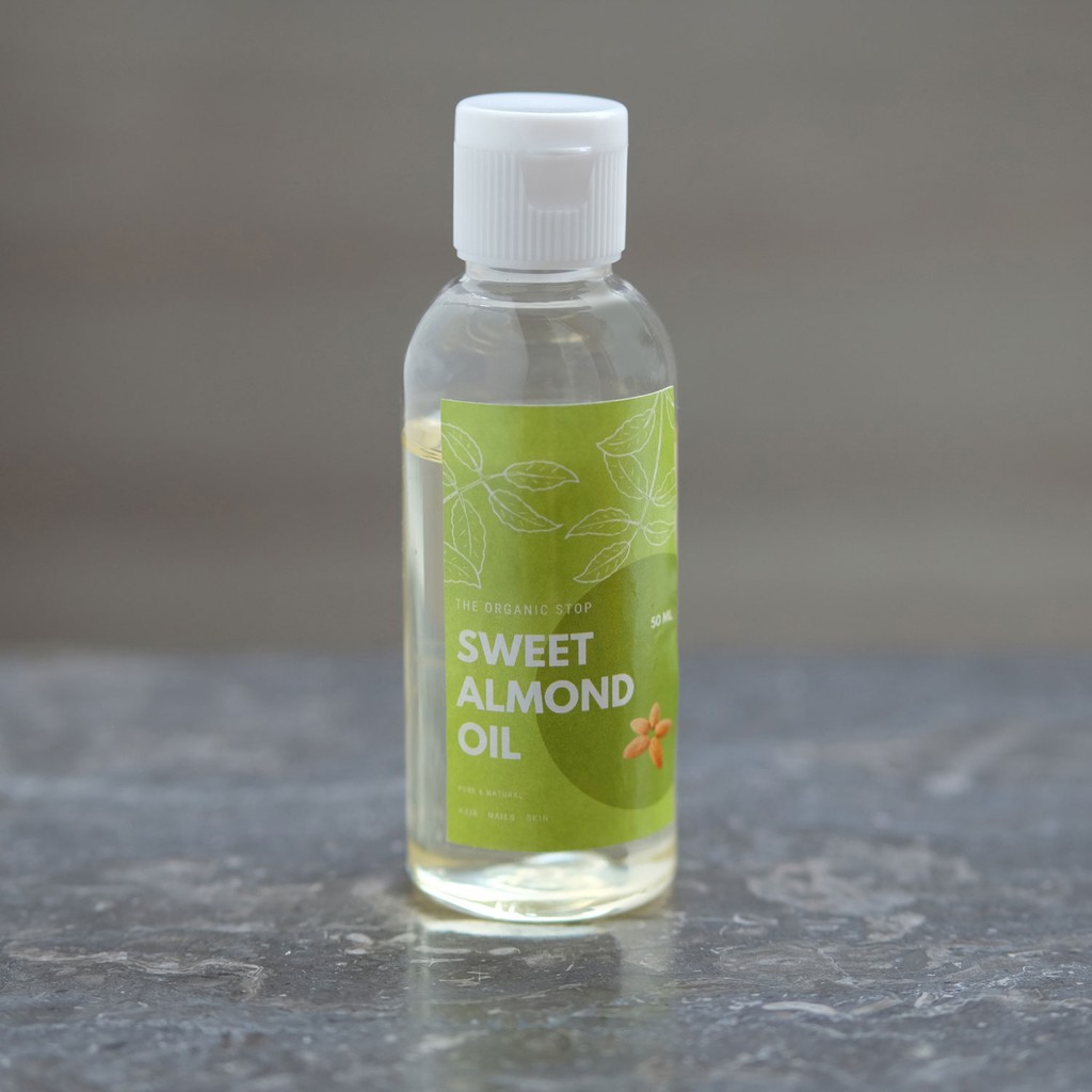 

TheOrganicStop Pure Sweet Almond Oil 100% Murni untuk Wajah dan Rambut 50 ml