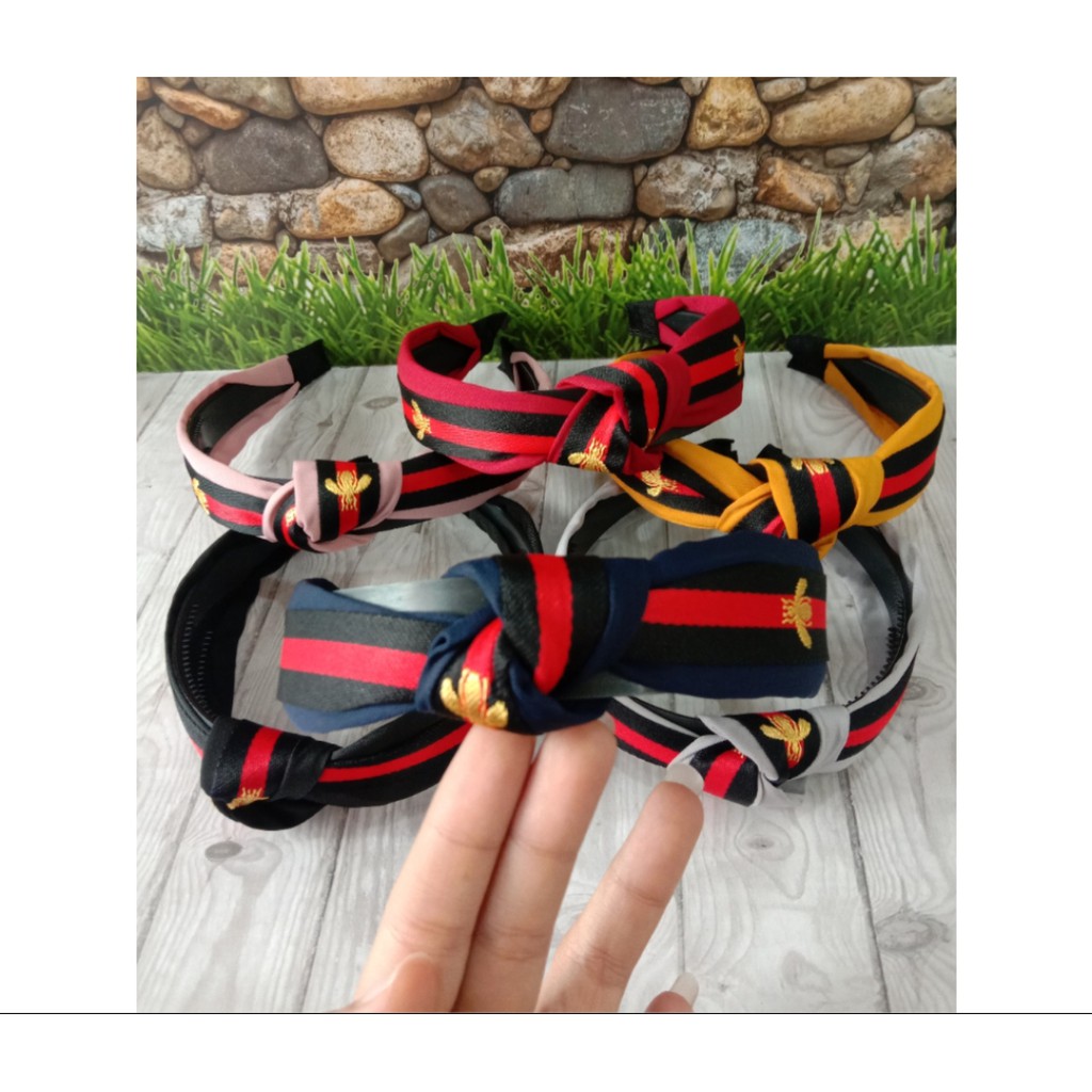 BANDANA SIMPUL KEREN MODEL KOREA BERBAGAI MOTIF CANTIK TOKOPELANGINICER