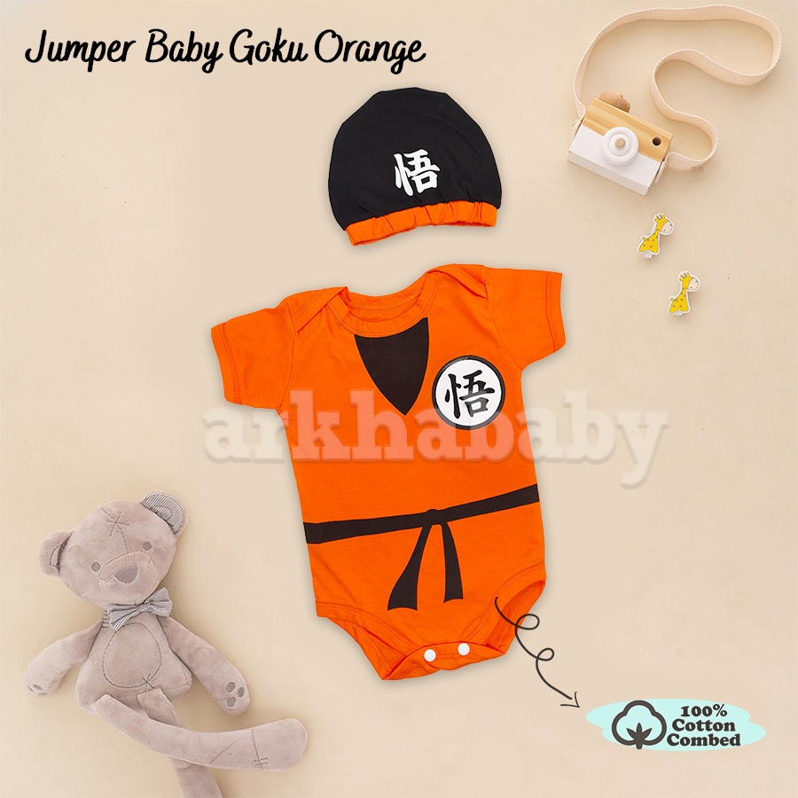 JUMPER BAYI BAJU BAYI GOKU /jumpsuit baby dragonball