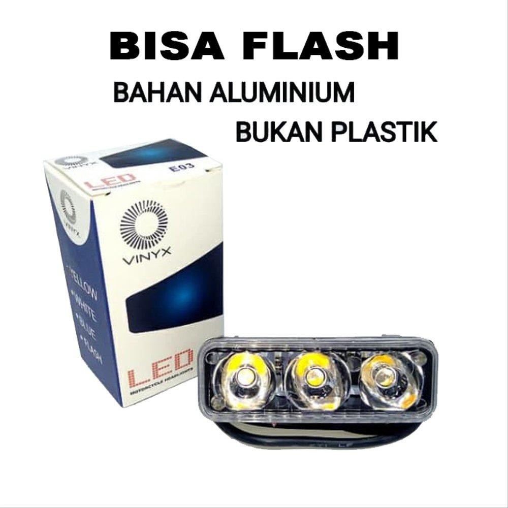 Lampu Tembak LED E03 Sorot Cree 3 Mata 9 Watt RTD VINYX