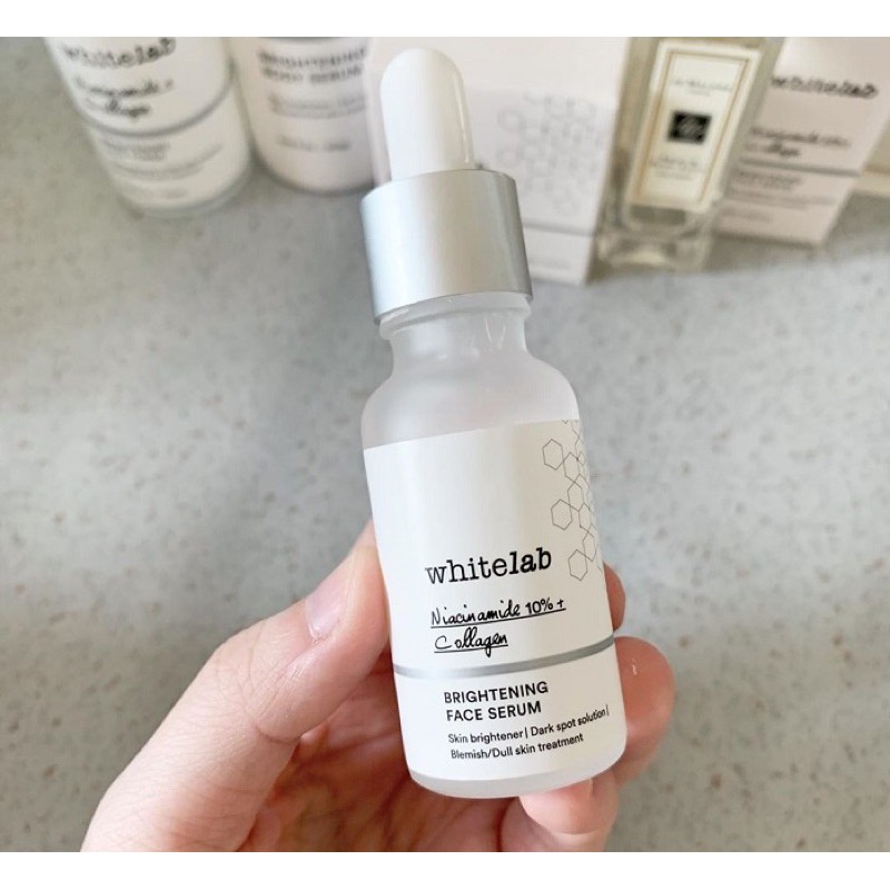 white lab brightening face serum
