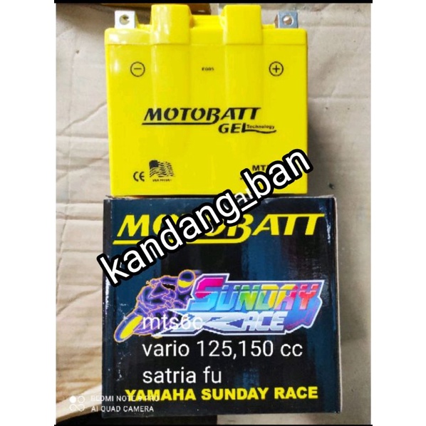 AKI MOTOBATT GEL MTZ6S HONDA VARIO 125,150, NEW SCOOPY,SATRIA FU