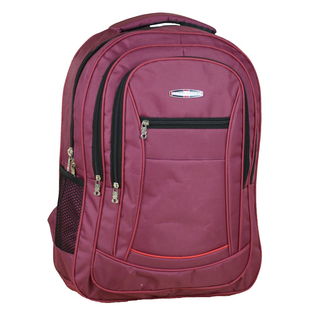 PROMO SERU Backpack Gendong Sekolah Polo Pria Tas Punggung SD SMP Cowok Cowo Ransel Awet Tebal Bagus