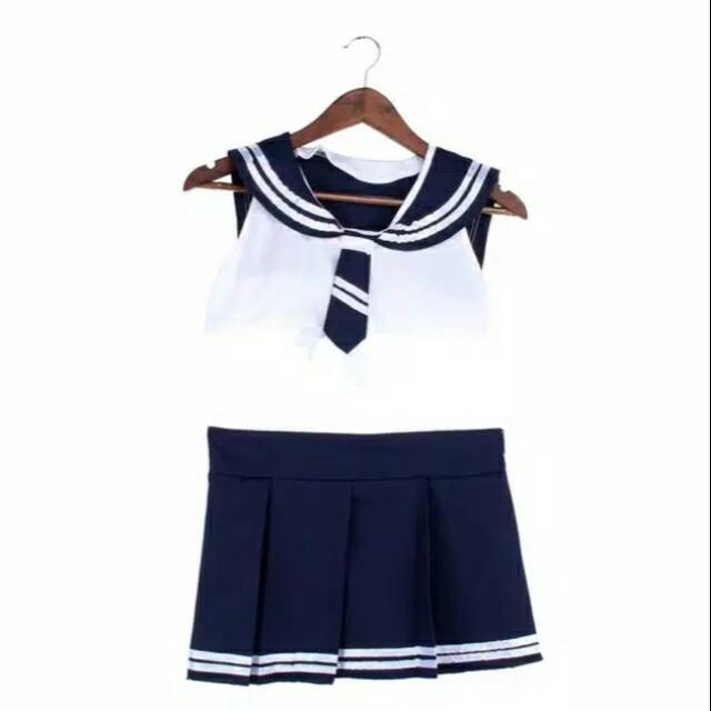 Lingerie Kostum Seksi Cosplay SMA High School
