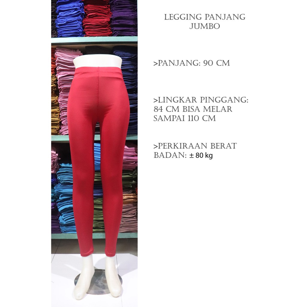 Legging panjang jumbo murah / dalaman gamis jumbo/legging panjang jumbo polos