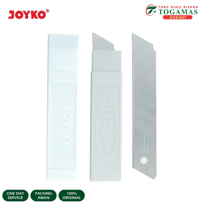 

Cutter Blade Refill Isi Pisau Pemotong Joyko L-150 1 Tube 5 Pcs
