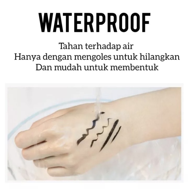 Eyeliner Pen  Long Lasting 24 Hours Waterproof Liquid Tahan Lama Mata SK002