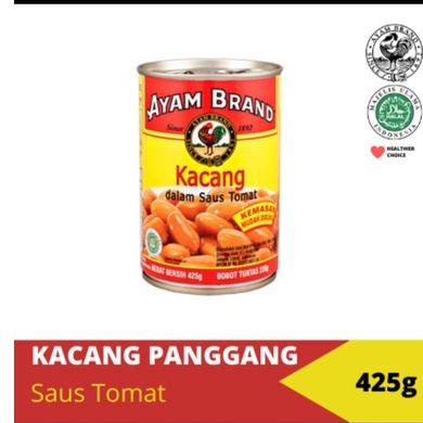 

Kacang Merah Baked Beans Ayam Brand Panggang Saus Tomat