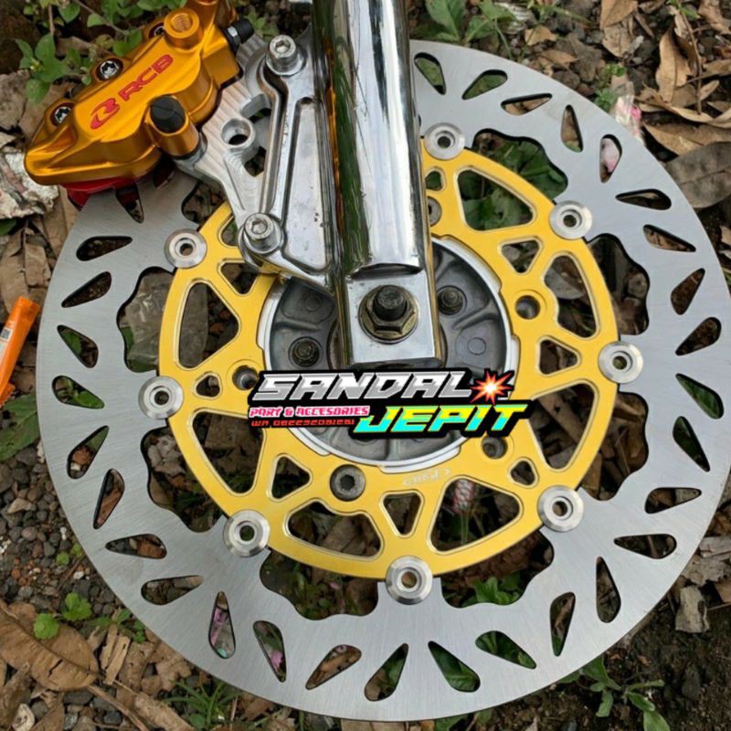 PANGKON BREKET CALIPER RCB CNC PNP MEGAPRO TIGER REVO TILAM PIRINGAN 30 32 DISC 300 320 MM BRECKET P