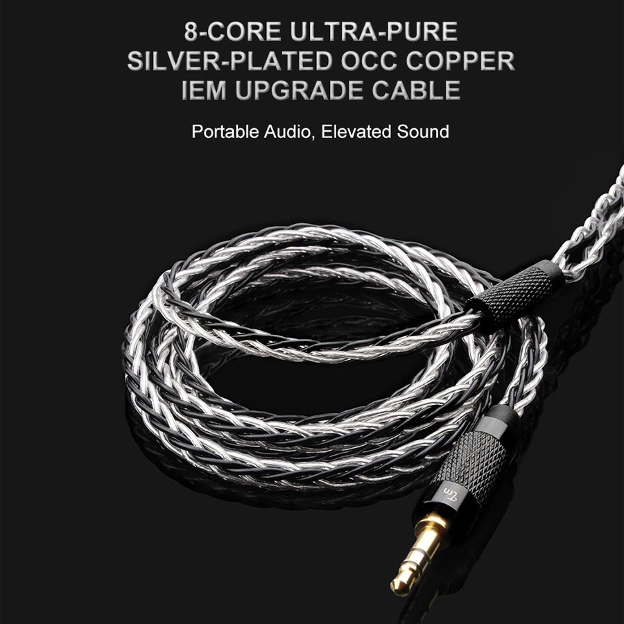 TRN - Upgrade Cable - 8 Core - Mixed High Purity Copper and Silver