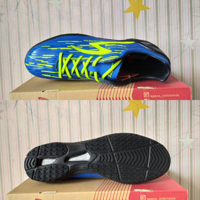 Sepatu futsal murah specs accelerator lightspeed SE strong blue 400834 original