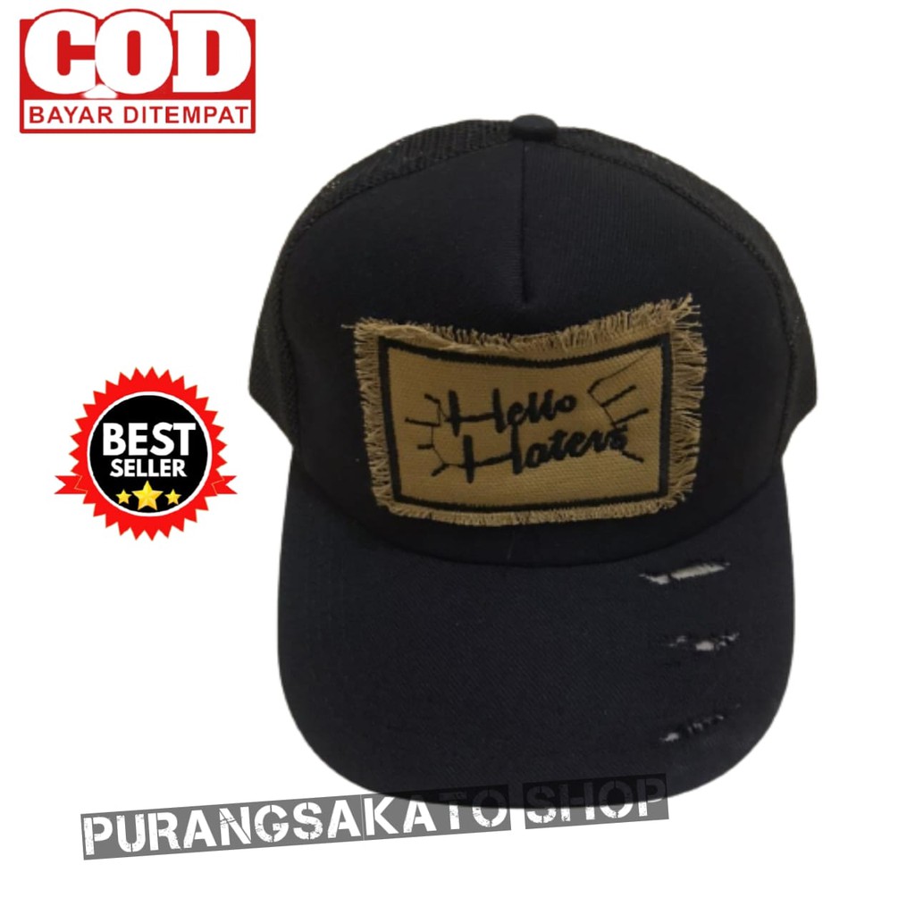 TOPI TRUCKER JARING SOBEK PREMIUM TOPI PRIA WANITA KEKINIAN_PURANGSAKATO SHOP