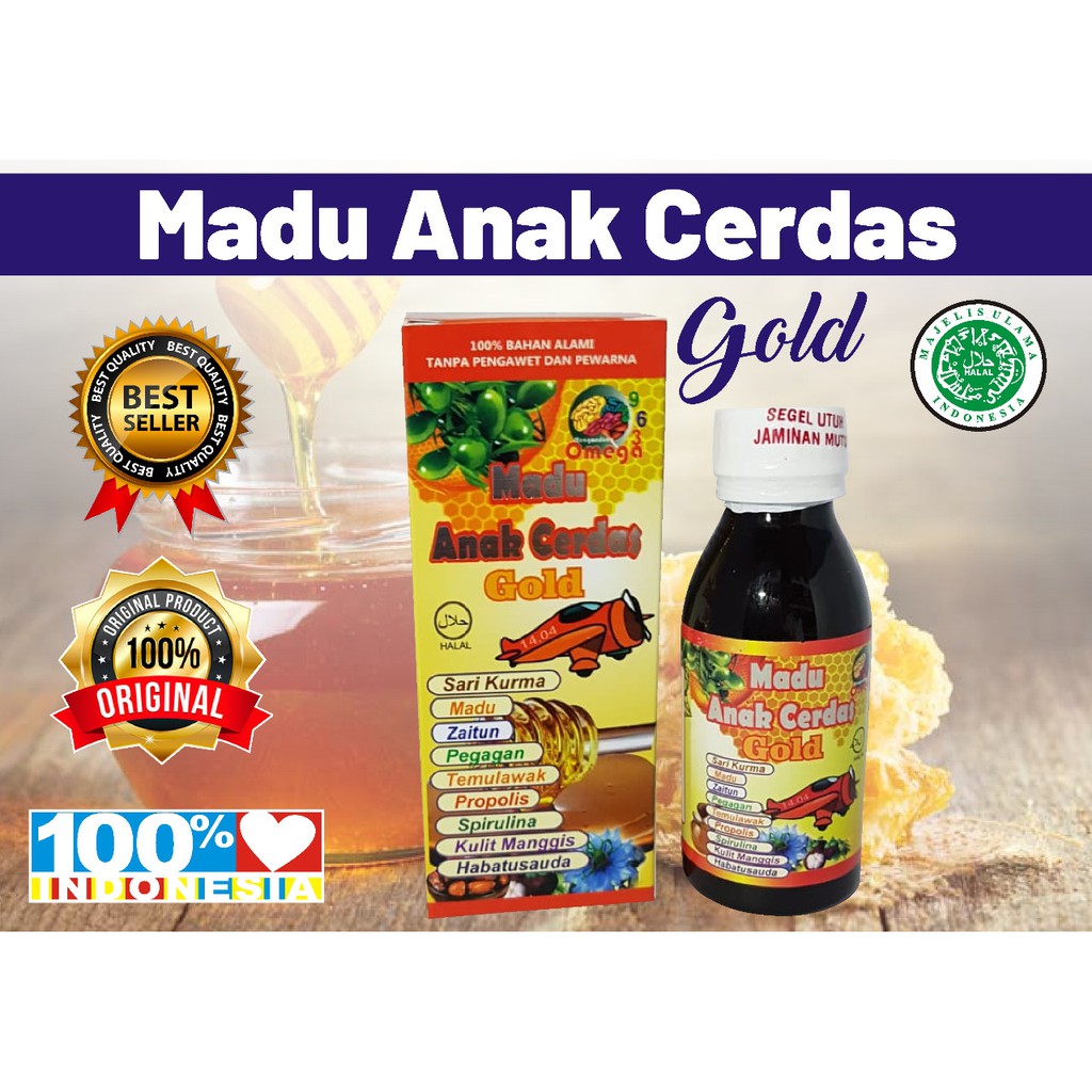 Madu Nafsu Makan-Madu Anak Cerdas Gold