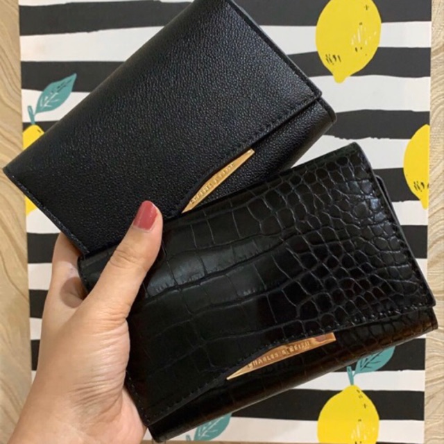 CK Front flap mini wallet