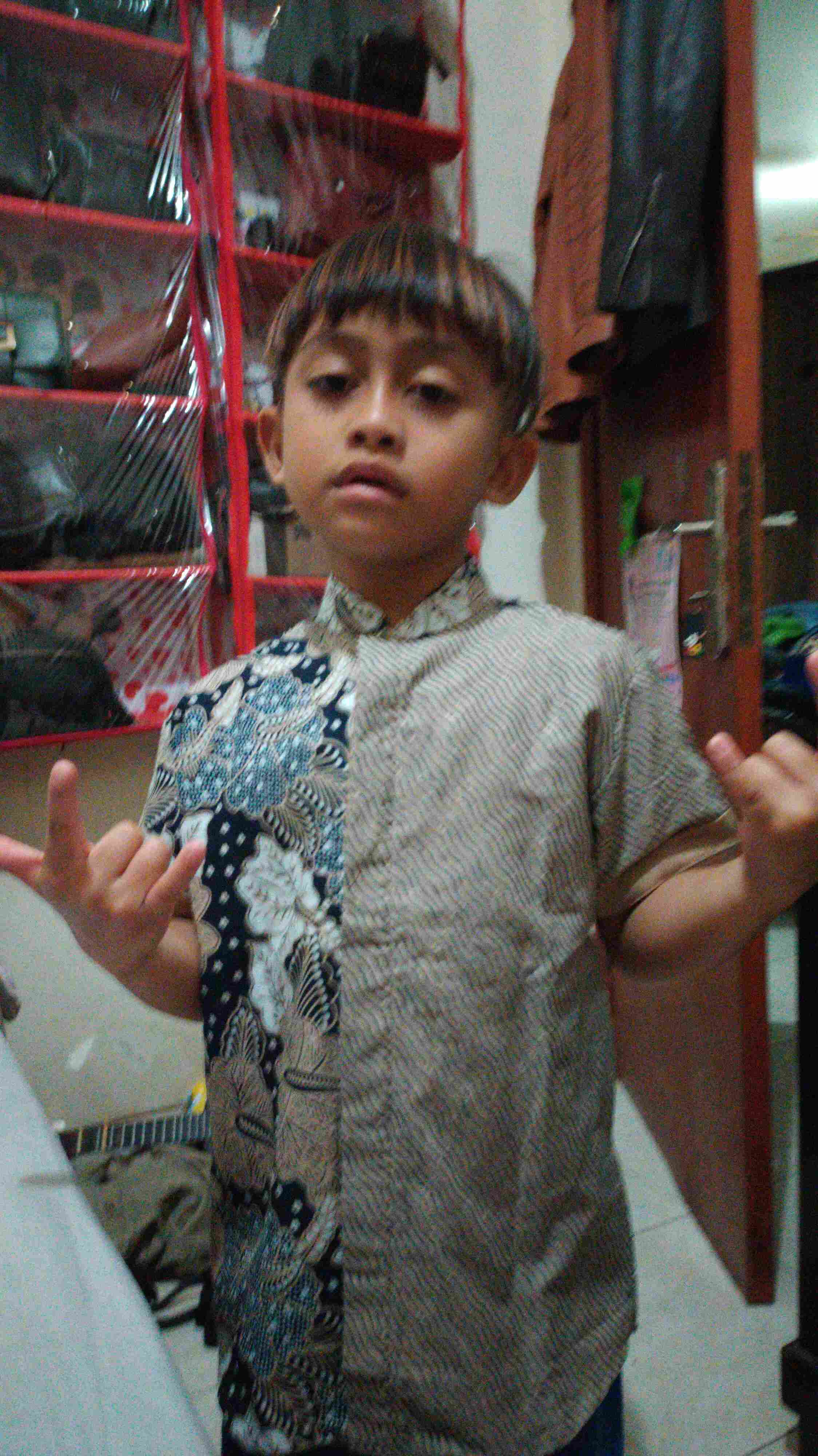 Kemeja Koko Batik Anak Lawasan Kombinasy By Nattaline