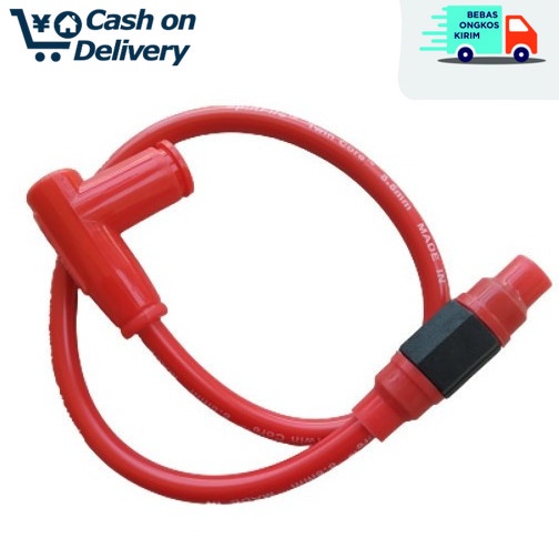 COD MERAH Kabel Busi Motor Splitfire Racing Waterproof