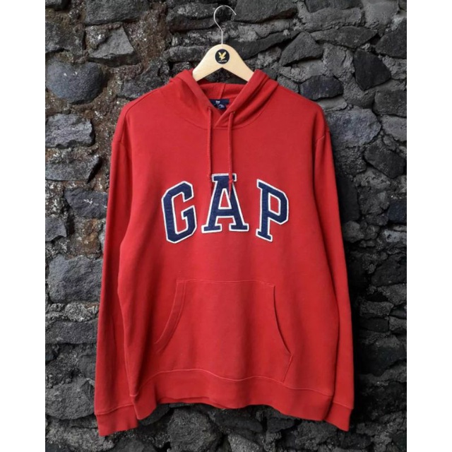 HOODIE GAP MERAH ORIGINAL