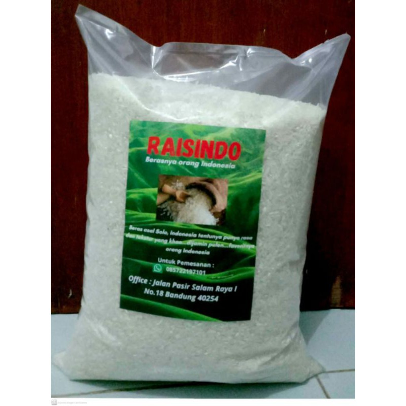 

Raisindo Beras Setra Solo-berasmurah5kg