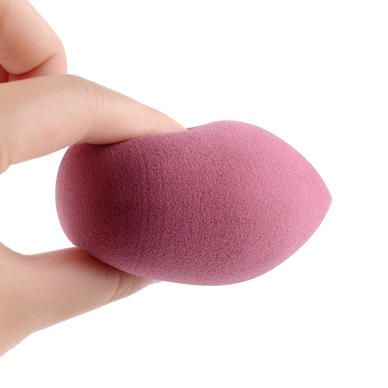 4Pcs Colorful Cosmestic Sponge Beauty Eggs W/ Water Drop Gourd Shape for Liquid Cream Powder