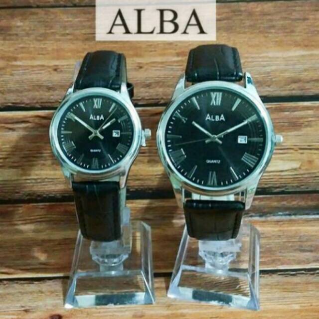 Jam Tangan Couple Simple Elegant Alba