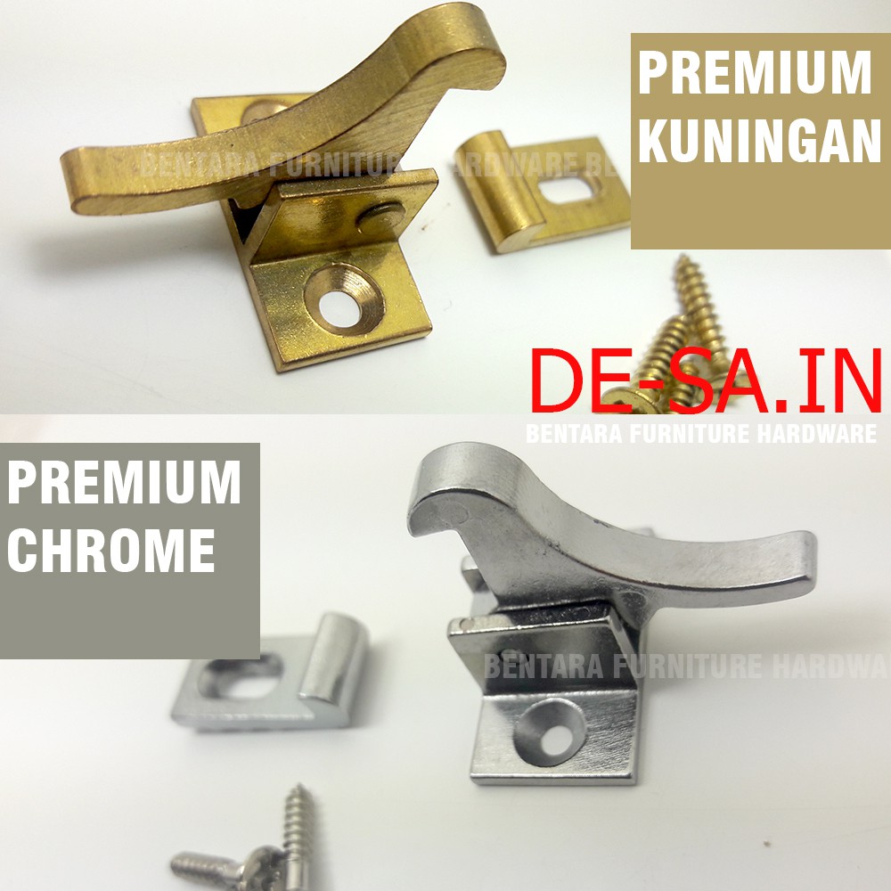 High Quality Elbow Catch - Keces Patok Ayam Kuningan Pintu Kabinet